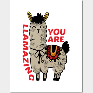 Alpaca Llama Funny Quote Posters and Art